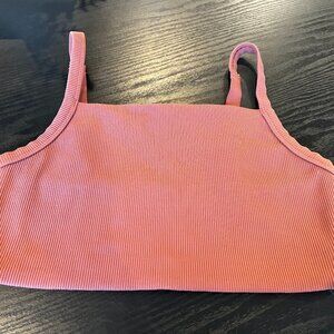 OFFLINE by Aerie square neck ribbed sports bra